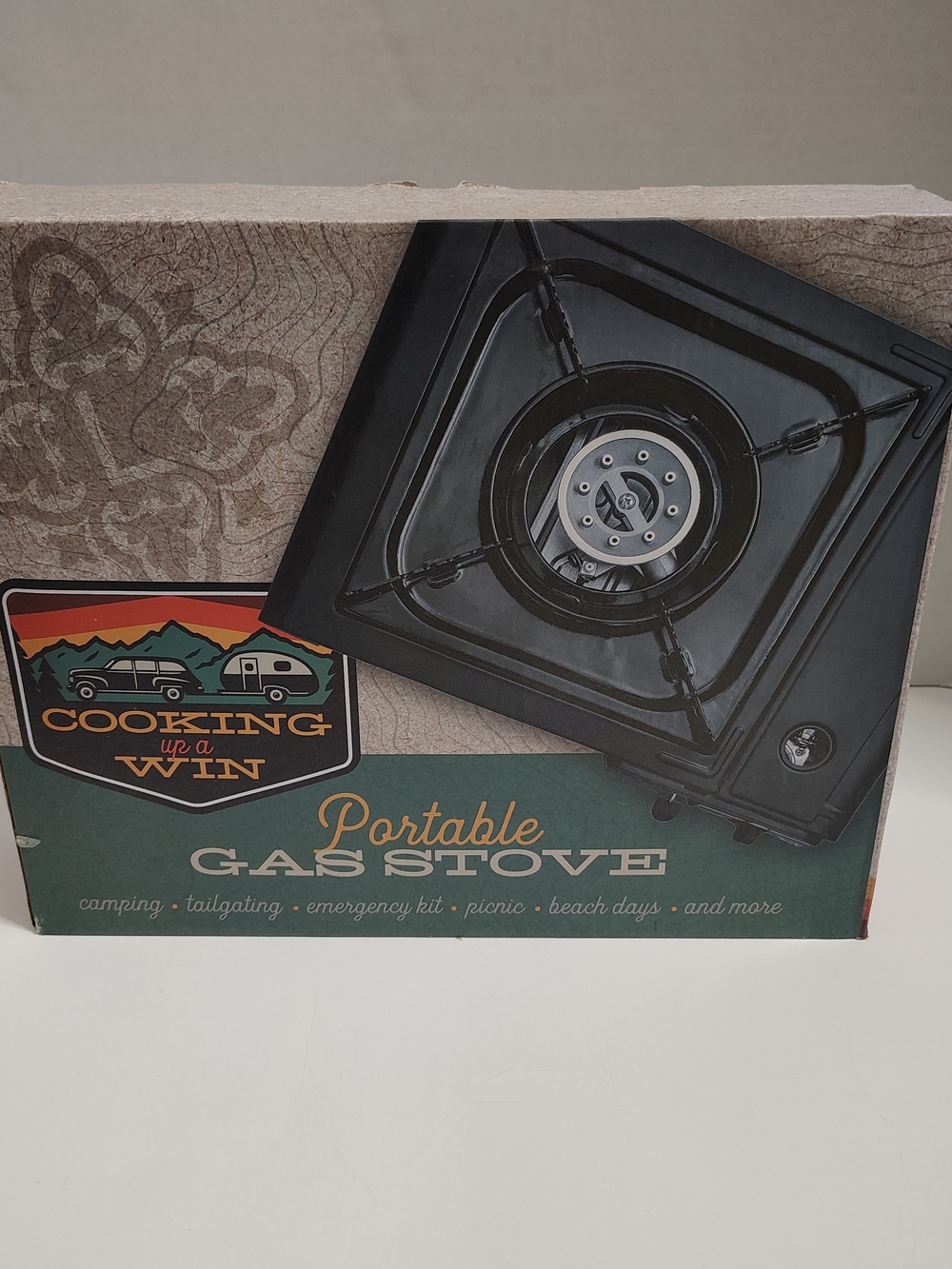 Portable Butane Gas Stove BDZ-155-A Camping Hiking Tailgating Emergency Kit New